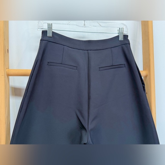 ACHRO Navy Wide Leg crop Pants size S. - Picture 3 of 11